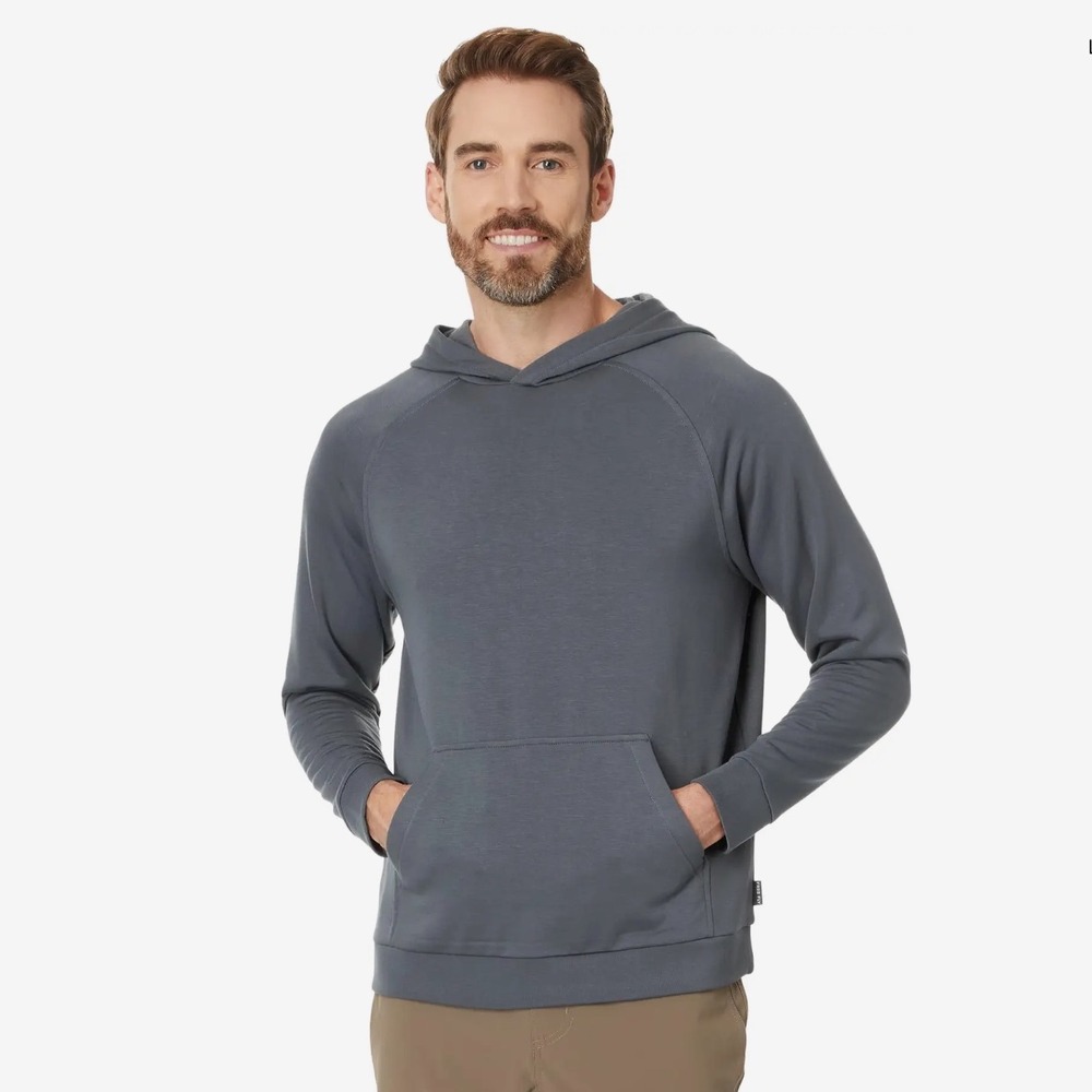 Free Fly Bamboo Lightweight Fleece Hoodie Black Sand XL New With Tags